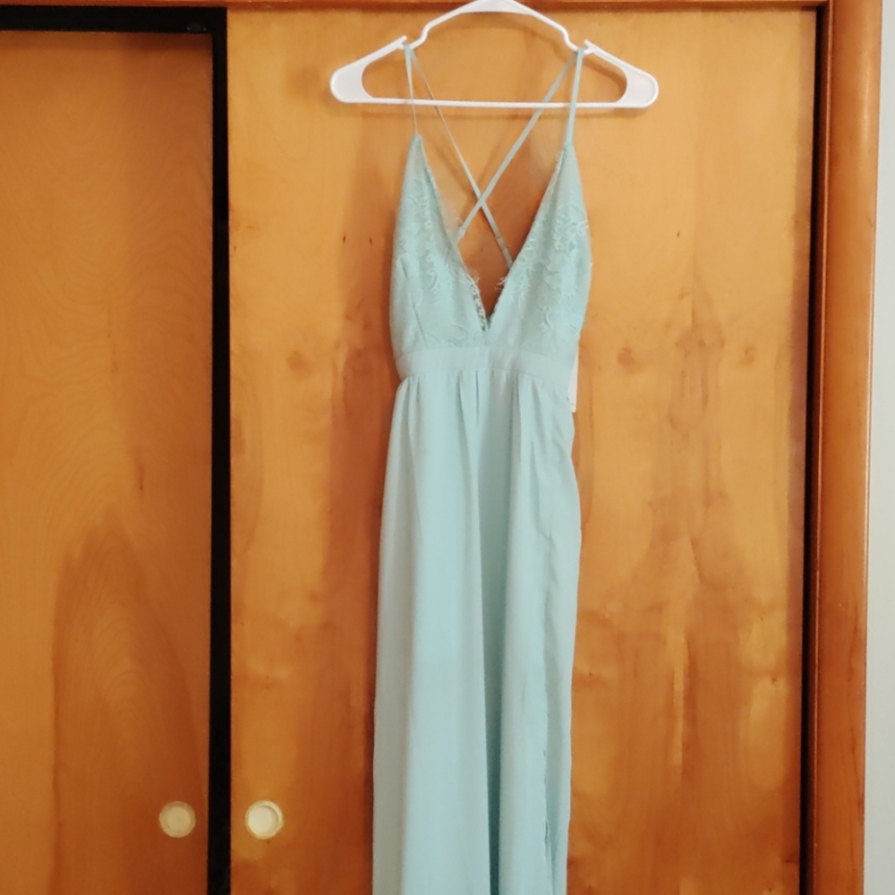 Light blue summer dress